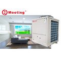 Meeting high quality high efficiency air to water heat pump with floor heating,domestic hot water and cooling